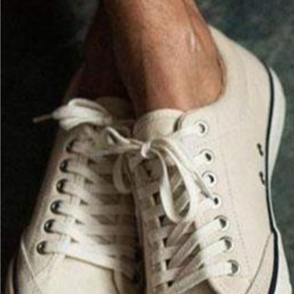SeaVees Men's Off-White Canvas Sneakers - Picture 4 of 7